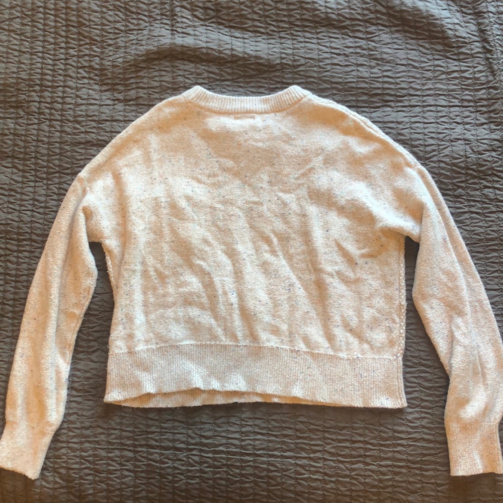 Cropped Cream Sweater - Picture 4 of 5